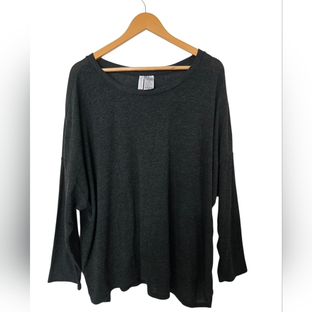 Joyspun Dark Gray Oversized Sweater Size 2x